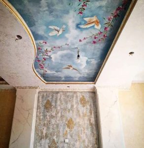 آموزش پتینه با رنگ اکریلیک